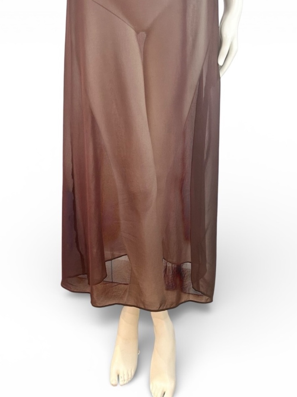 Zara Sheer Maxi Slip Dress NWOT Small - Picture 9 of 11